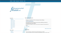 Desktop Screenshot of fgkunst-karlsruhe.de