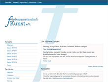 Tablet Screenshot of fgkunst-karlsruhe.de